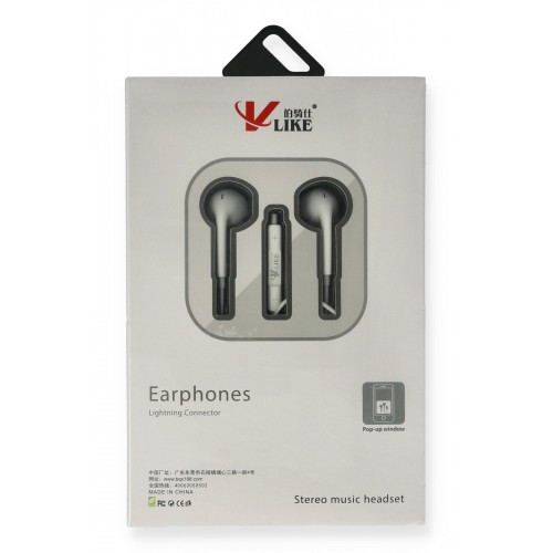 Vlike VK i7 Lightning Bluetooth Kablolu Kulaklık Vlike VK i7 Lightning Bluetooth Kablolu Kulaklık