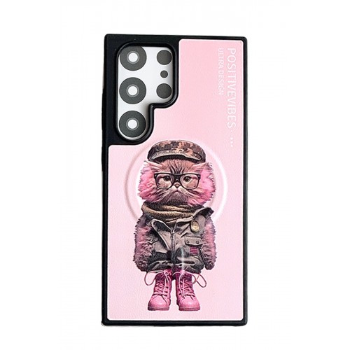 Joko Samsung Galaxy S23 Ultra Fun Magsafe Kapak - Pembe Joko Samsung Galaxy S23 Ultra Fun Magsafe Kapak - Pembe