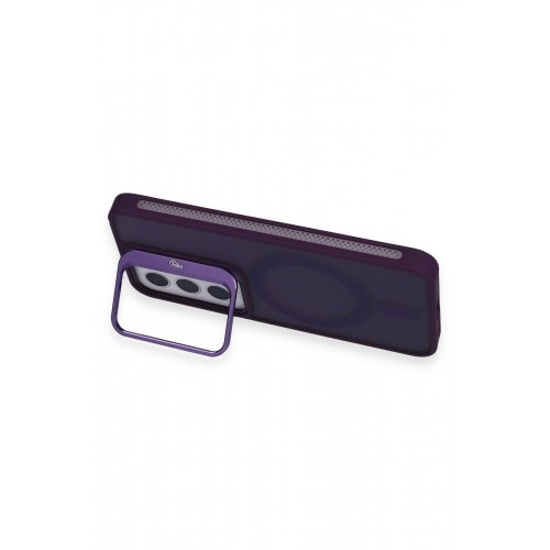 Joko Samsung Galaxy S24 Plus Flet Lens Magsafe Kapak - Derin Mor Joko Samsung Galaxy S24 Plus Flet Lens Magsafe Kapak - Derin Mor