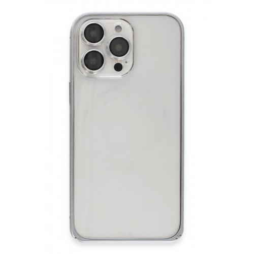 Joko iPhone 15 Pro Metal Bumper Mat Kapak - Gri Joko iPhone 15 Pro Metal Bumper Mat Kapak - Gri