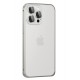 Joko iPhone 15 Pro Metal Bumper Mat Kapak - Gri Joko iPhone 15 Pro Metal Bumper Mat Kapak - Gri
