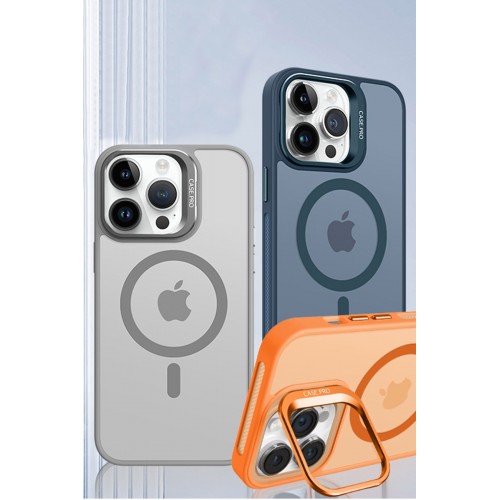 Joko iPhone 14 Kılıf Flet Lens Magsafe Kapak - Koyu Yeşil Joko iPhone 14 Kılıf Flet Lens Magsafe Kapak - Koyu Yeşil