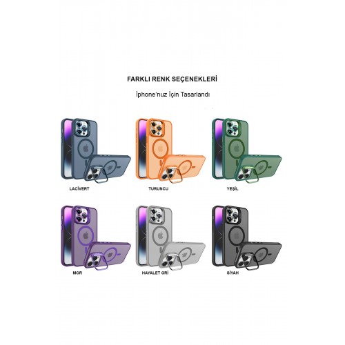 Joko iPhone 14 Pro Kılıf Flet Lens Magsafe Kapak - Siyah Joko iPhone 14 Pro Kılıf Flet Lens Magsafe Kapak - Siyah