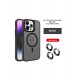 Joko iPhone 15 Pro Max Kılıf Flet Lens Magsafe Kapak - Siyah Joko iPhone 15 Pro Max Kılıf Flet Lens Magsafe Kapak - Siyah