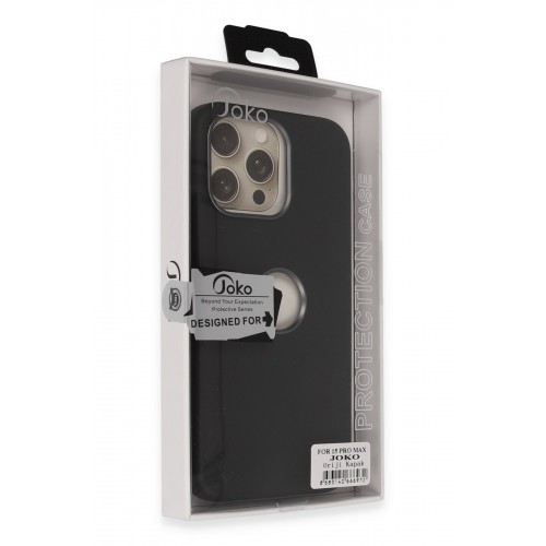 Joko iPhone 15 Pro Max Oriji Kapak - Siyah Joko iPhone 15 Pro Max Oriji Kapak - Siyah