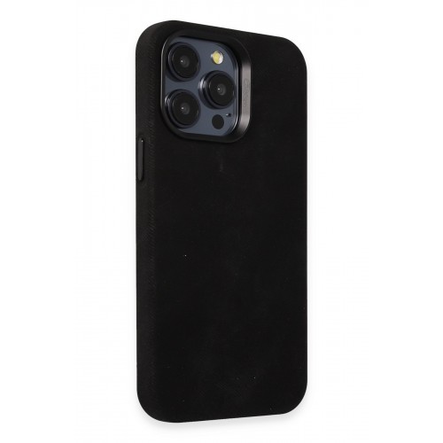 Joko iPhone 15 Pro Max Kılıf Velvet Magsafe Kapak - Siyah Joko iPhone 15 Pro Max Kılıf Velvet Magsafe Kapak - Siyah