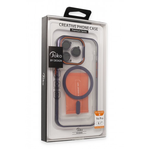 Joko iPhone 14 Pro Crown Lens Standlı Magsafe Kapak - Derin Mor Joko iPhone 14 Pro Crown Lens Standlı Magsafe Kapak - Derin Mor