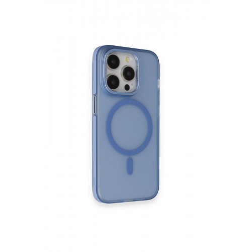 Joko iPhone 14 Frost Standlı Magsafe Kapak - Sierra Blue Joko iPhone 14 Frost Standlı Magsafe Kapak - Sierra Blue