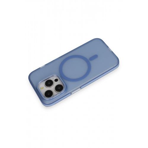 Joko iPhone 14 Frost Standlı Magsafe Kapak - Sierra Blue Joko iPhone 14 Frost Standlı Magsafe Kapak - Sierra Blue