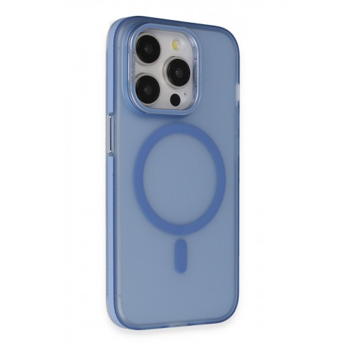 Joko iPhone 15 Pro Frost Standlı Magsafe Kapak - Sierra Blue Joko iPhone 15 Pro Frost Standlı Magsafe Kapak - Sierra Blue
