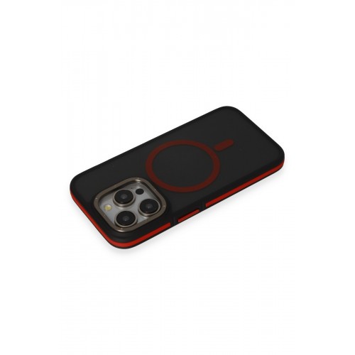Joko iPhone 14 Pro Kılıf Rocky Magsafe Kapak - Siyah-Kırmızı Joko iPhone 14 Pro Kılıf Rocky Magsafe Kapak - Siyah-Kırmızı