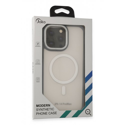 Joko iPhone 14 Pro Max Kılıf Rocky Magsafe Kapak - Siyah-Sarı Joko iPhone 14 Pro Max Kılıf Rocky Magsafe Kapak - Siyah-Sarı