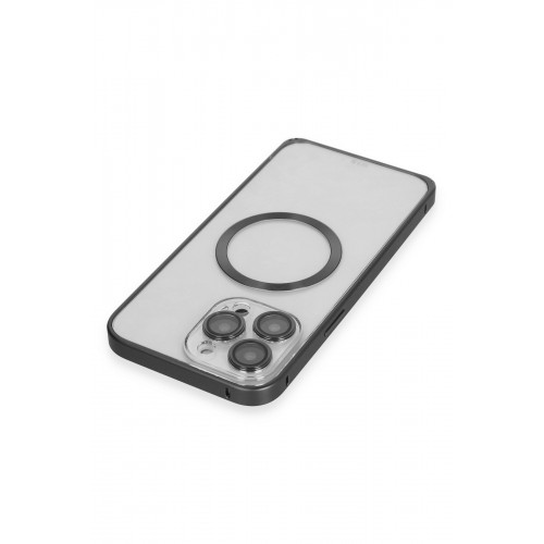 Joko iPhone 15 Pro Max Kılıf Metal Bumper Magneticsafe Kapak - Siyah Joko iPhone 15 Pro Max Kılıf Metal Bumper Magneticsafe Kapak - Siyah
