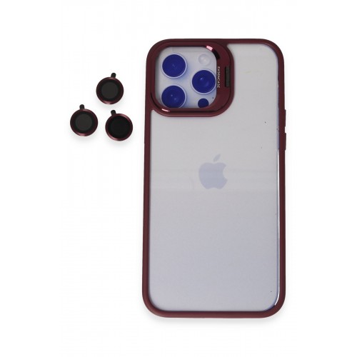 Joko iPhone 13 Pro Max Kılıf Roblox Lens Standlı Kapak - Bordo Joko iPhone 13 Pro Max Kılıf Roblox Lens Standlı Kapak - Bordo