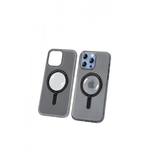 Joko iPhone 14 Pro Kılıf Zoom Standlı Silikon - Siyah Joko iPhone 14 Pro Kılıf Zoom Standlı Silikon - Siyah