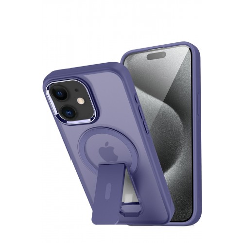 Joko iPhone 11 Tork Magsafe Standlı Kapak - Derin Mor Joko iPhone 11 Tork Magsafe Standlı Kapak - Derin Mor