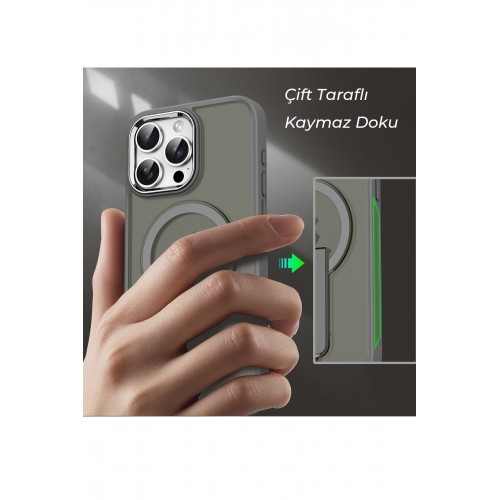 Joko iPhone 11 Tork Magsafe Standlı Kapak - Derin Mor Joko iPhone 11 Tork Magsafe Standlı Kapak - Derin Mor