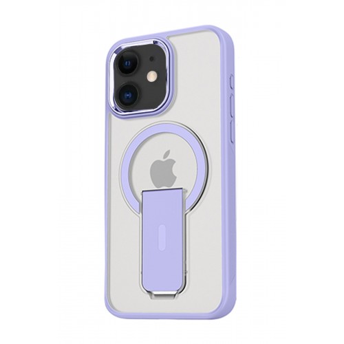 Joko iPhone 12 Tork Magsafe Standlı Kapak - Lila