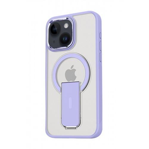 Joko iPhone 14 Tork Magsafe Standlı Kapak - Lila