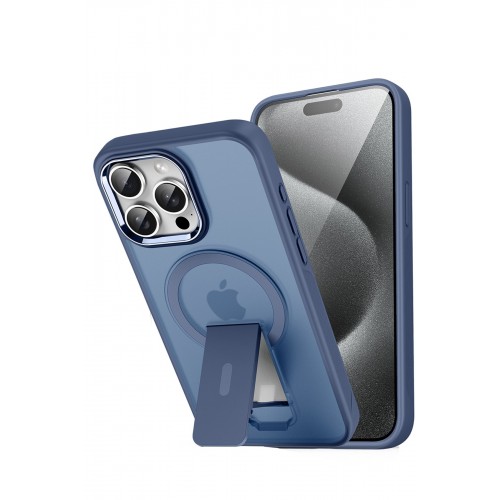 Joko iPhone 14 Pro Tork Magsafe Standlı Kapak - Lacivert Joko iPhone 14 Pro Tork Magsafe Standlı Kapak - Lacivert