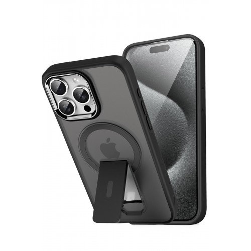 Joko iPhone 14 Pro Max Tork Magsafe Standlı Kapak - Siyah Joko iPhone 14 Pro Max Tork Magsafe Standlı Kapak - Siyah