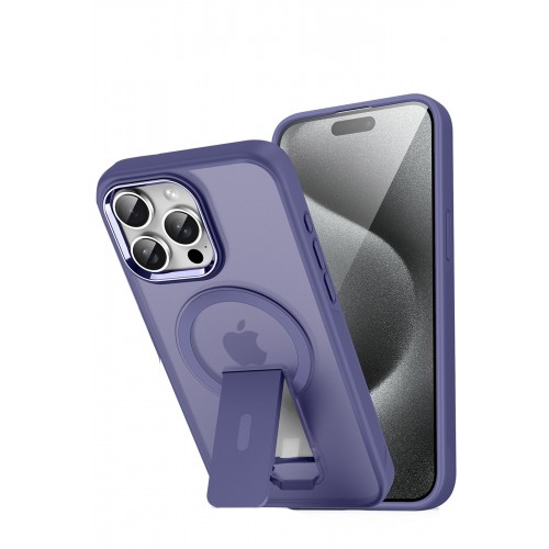 Joko iPhone 14 Pro Max Tork Magsafe Standlı Kapak - Derin Mor Joko iPhone 14 Pro Max Tork Magsafe Standlı Kapak - Derin Mor