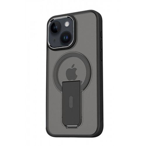 Joko iPhone 15 Tork Magsafe Standlı Kapak - Siyah