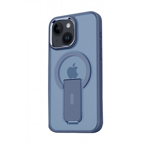 Joko iPhone 15 Tork Magsafe Standlı Kapak - Lacivert