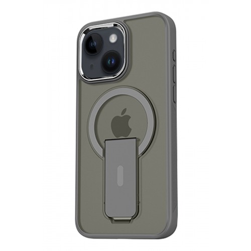 Joko iPhone 15 Tork Magsafe Standlı Kapak - Titan Gri