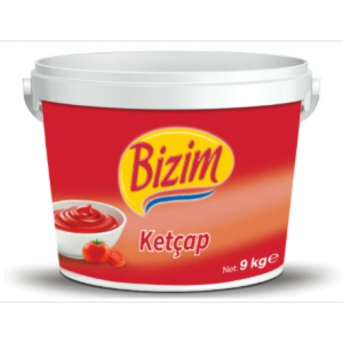 BİZİM MUTFAK - KETÇAP KOVA (1 X 9 KG) BİZİM