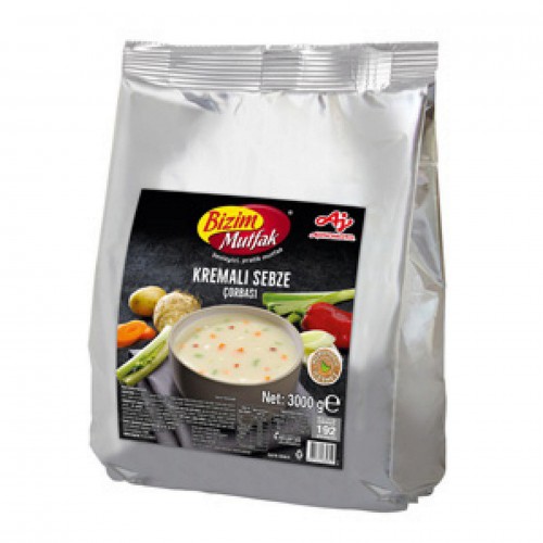 BİZİM MUTFAK - ÇORBA KREMALI SEBZE (1 X 3 KG) BİZİM MUTFAK