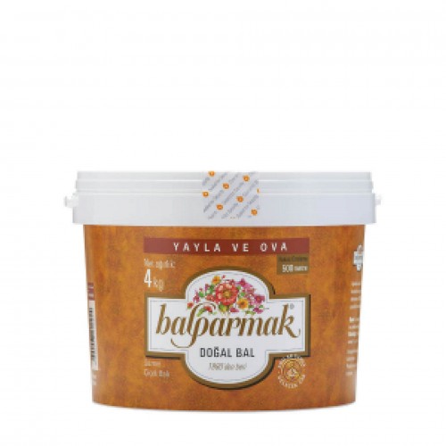 BALPARMAK - BAL ÇİÇEK YAYLA VE OVA KOVA (1 X 4 KG) BALPARMAK BALPARMAK - BAL ÇİÇEK YAYLA VE OVA KOVA (1 X 4 KG) BALPARMAK