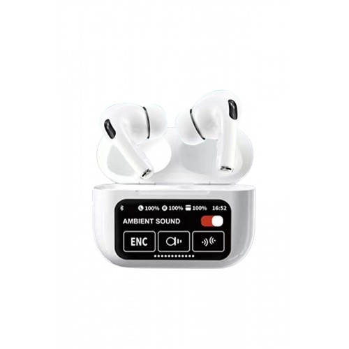 KARLER BASS A9 PRO AKTIF GÜRÜLTÜ ENGELLEYICI ÖZELLIKLI DIJITAL EKRANLI AIPODS BLUETOOTH KULAKLIK - BEYAZ KARLER BASS A9 PRO AKTIF GÜRÜLTÜ ENGELLEYICI ÖZELLIKLI DIJITAL EKRANLI AIPODS BLUETOOTH KULAKLIK - BEYAZ