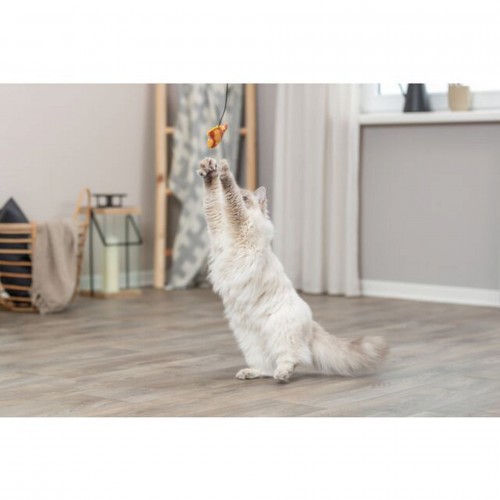 Trixie Kedi Oltası, Peluş Balıklı, Kediotlu 46cm Trixie Kedi Oltası, Peluş Balıklı, Kediotlu 46cm