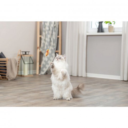 Trixie Kedi Oltası, Peluş Balıklı, Kediotlu 46cm Trixie Kedi Oltası, Peluş Balıklı, Kediotlu 46cm