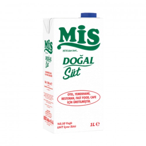 MİS - SÜT 0,50 % YAĞLI (12 X 1 LT) MİS MİS - SÜT 0,50 % YAĞLI (12 X 1 LT) MİS