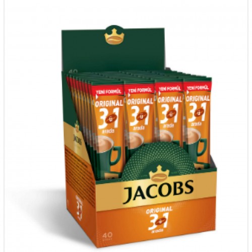 JACOBS - KAHVE 3 Ü 1 ARADA (40 X 16 GR) JACOBS JACOBS - KAHVE 3 Ü 1 ARADA (40 X 16 GR) JACOBS