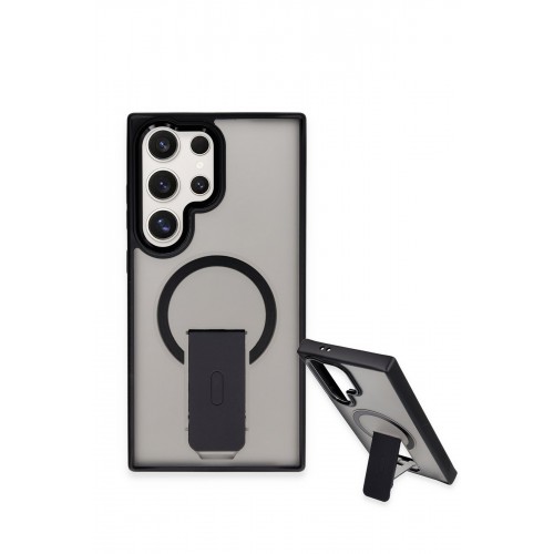 Joko Samsung Galaxy S24 Ultra Tork Magsafe Standlı Kapak - Siyah Joko Samsung Galaxy S24 Ultra Tork Magsafe Standlı Kapak - Siyah