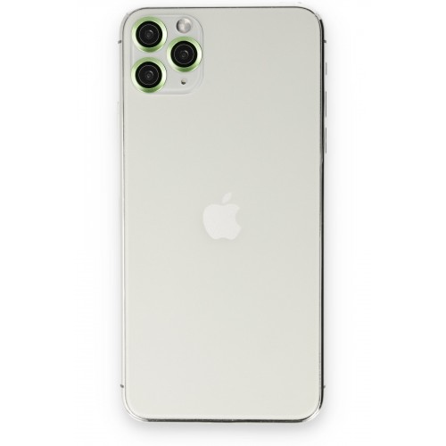 Newface iPhone 11 Pro Max Metal Kamera Lens - Yeşil Newface iPhone 11 Pro Max Metal Kamera Lens - Yeşil