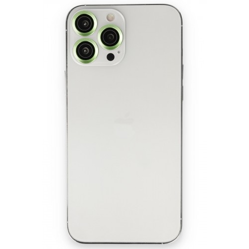 Newface iPhone 12 Pro Metal Kamera Lens - Yeşil