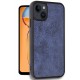 Newface iPhone 15 Kılıf Aras Deri Kapak - Lacivert