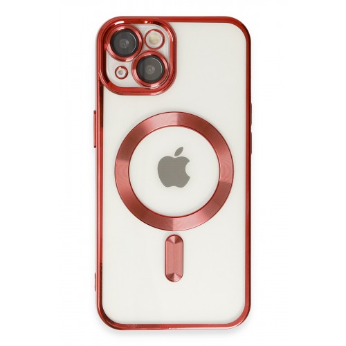 Newface iPhone 14 Plus Kılıf Kross Magneticsafe Kapak - Kırmızı