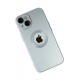 Newface iPhone 14 Plus Kılıf Vamos Lens Silikon - Sierra Blue