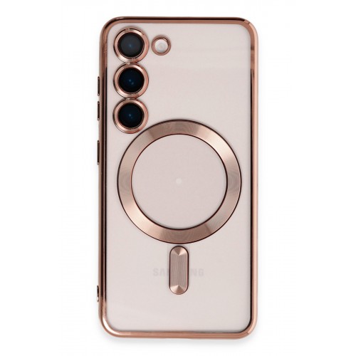 Newface Samsung Galaxy S23 Plus Kılıf Kross Magneticsafe Kapak - Rose