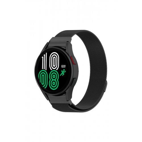 Newface Samsung Galaxy Watch 5 Metal Mıknatıslı Kordon - Siyah Newface Samsung Galaxy Watch 5 Metal Mıknatıslı Kordon - Siyah