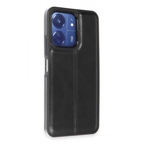 Newface Xiaomi Poco C65 Kılıf Ozzi Kapak - Siyah Newface Xiaomi Poco C65 Kılıf Ozzi Kapak - Siyah