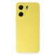 Newface Xiaomi Poco C65 Kılıf Nano içi Kadife Silikon - Sarı