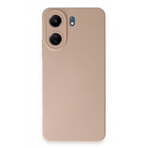 Newface Xiaomi Poco C65 Kılıf Nano içi Kadife Silikon - Pudra