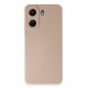 Newface Xiaomi Poco C65 Kılıf Nano içi Kadife Silikon - Pudra