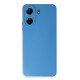 Newface Xiaomi Poco C65 Kılıf Nano içi Kadife Silikon - Mavi